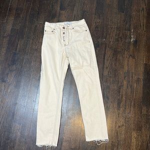 SUPER CUTE ADIKA JEANS WITH BROWN STICHING